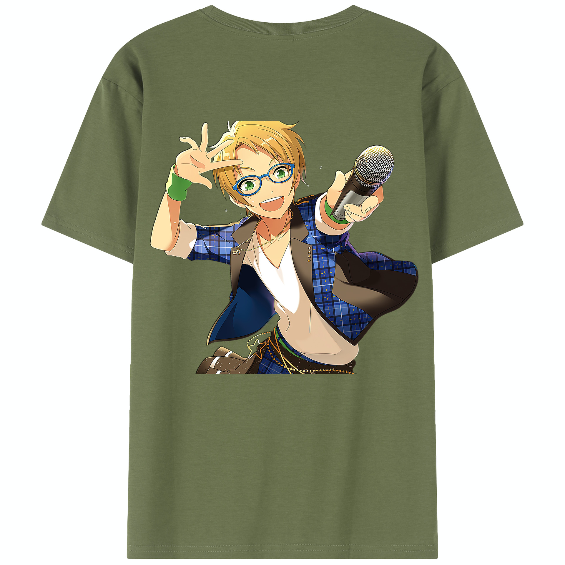 （画像用） あんさんぶるスターズ! Ensemble Stars 綿100％半袖Tシャツ（背面プリント）